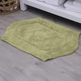 thumbnail image 1 of HOME WEAVERS Waterford Collection Cotton Tufted Bath Rug, 24" x 40", Green, 1 of 9