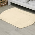 thumbnail image 1 of HOME WEAVERS Waterford Collection Bathroom Rug 100% Cotton Tufted Bath Rug, Extra Soft and Absorbent Bath Rugs, Non-Slip Bath Mats, Machine Washable bath rugs for Bathroom, 24"x40" Rectangle, Ivory, 1 of 7
