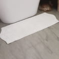 thumbnail image 1 of HOME WEAVERS Waterford Collection Bathroom Rug 100% Cotton Tufted Bath Rug, Extra Soft and Absorbent Bath Rugs, Non-Slip Bath Mats, Machine Washable bath rugs for Bathroom, 22"x60" Runner, White, 1 of 7