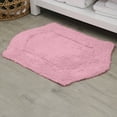 thumbnail image 1 of HOME WEAVERS Waterford Collection Bathroom Rug 100% Cotton Tufted Bath Rug, Extra Soft and Absorbent Bath Rugs, Non-Slip Bath Mats, Machine Washable bath rugs for Bathroom, 24"x40" Rectangle, Pink, 1 of 9