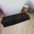 thumbnail image 1 of HOME WEAVERS Waterford Collection Cotton Bath Runner Rug, 22" x 60", Black, 1 of 9