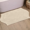 thumbnail image 1 of HOME WEAVERS Waterford Collection Cotton Tufted Bath Rug, 21" x 34", Ivory, 1 of 7