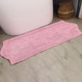 thumbnail image 1 of HOME WEAVERS Waterford Collection Cotton Bath Runner Rug, 22" x 60", Pink, 1 of 9