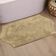 thumbnail image 1 of HOME WEAVERS Waterford Collection Cotton Tufted Bath Rug, 21" x 34", Linen, 1 of 7