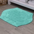 thumbnail image 1 of HOME WEAVERS Waterford Collection Bathroom Rug 100% Cotton Tufted Bath Rug, Soft Absorbent Bath Rugs, Non-Slip Plush Bath Rug, Machine Wash Dry, bath Rugs , 24"x40" Rectangle, Turquoise, 1 of 7