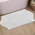 thumbnail image 1 of HOME WEAVERS Waterford Collection Cotton Tufted Bath Rug, 21" x 34", Light Gray, 1 of 9