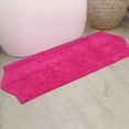 thumbnail image 1 of HOME WEAVERS Waterford Collection Bathroom Rug 100% Cotton Tufted Bath Rug, Soft and Absorbent Bath Rugs, Non-Slip Plush Bath Rug, Machine Wash, bath Rug for Bathroom, 22"x60" Runner, Hot Pink, 1 of 8