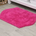 thumbnail image 1 of HOME WEAVERS Waterford Collection Cotton Tufted Bath Rug, 24" x 40", Hot Pink, 1 of 9