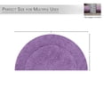 thumbnail image 1 of HOME WEAVERS Waterford Collection Cotton Slice Rug, 17" x 30", Purple, 1 of 6
