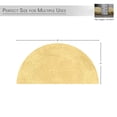 thumbnail image 1 of HOME WEAVERS Waterford Collection Cotton Slice Rug, 17" x 30", Yellow, 1 of 6