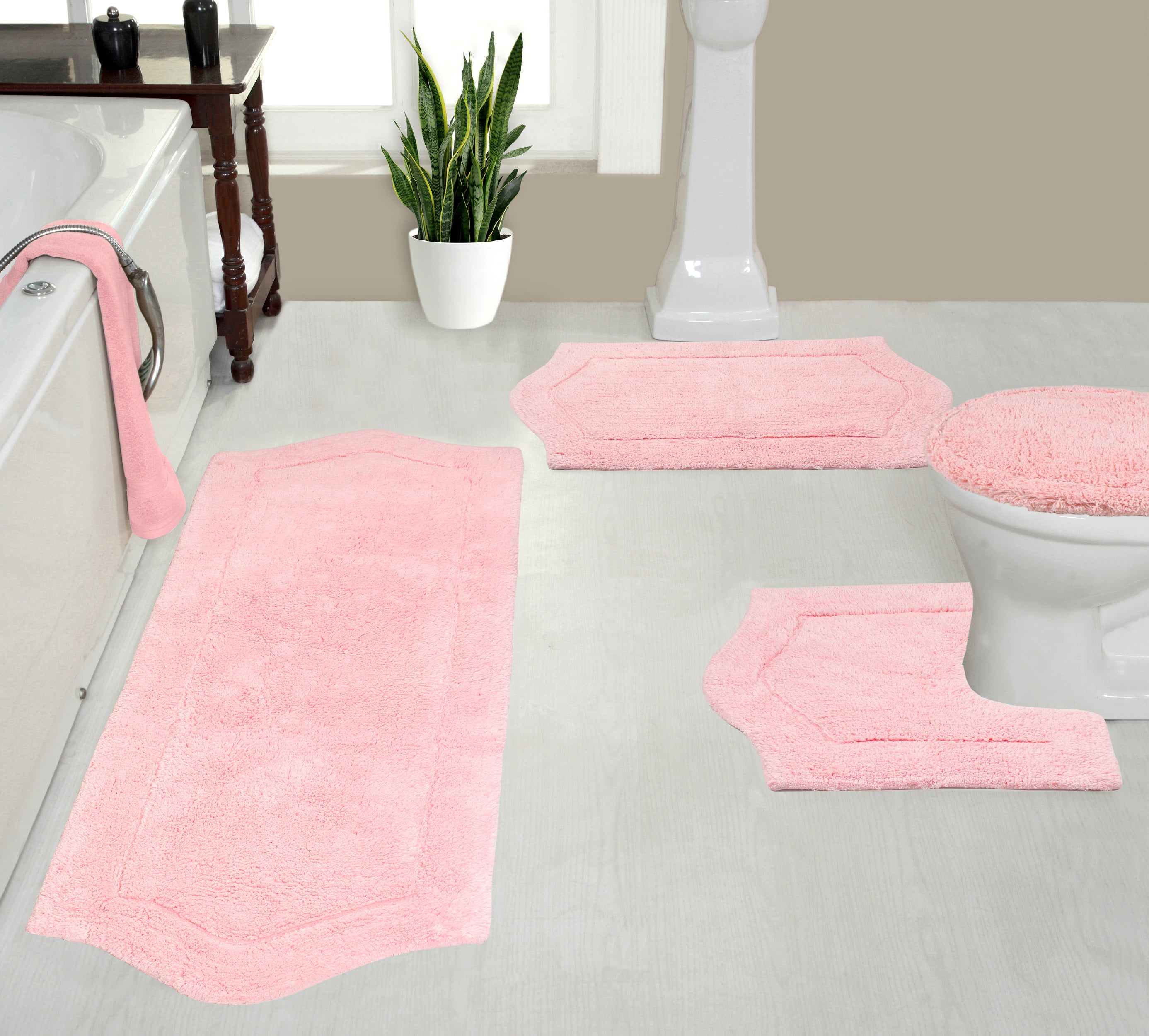 Home Weavers Waterford Collection Rugs 100 Cotton Tufted Bath Rug