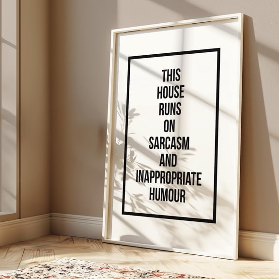 Home Welcome Sign Quote Print, Unframed Paper Poster 11x14in