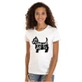 thumbnail image 1 of Home Where Your Dog Pet Owner Puppy Womens Fitted Plus Size Graphic Tee Brisco Brands 2X, 1 of 5