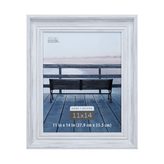 Home White Distressed Catalina Frame by Studio Decor