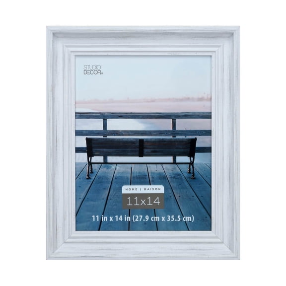 Studio Decor Home White Distressed Catalina Frame