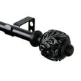 thumbnail image 1 of Home Window Decorative Tilly Curtain Rod 84-120 inch - Black, 1 of 2