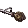 thumbnail image 1 of Home Window Decorative Tilly Curtain Rod 84-120 inch - Cocoa, 1 of 2