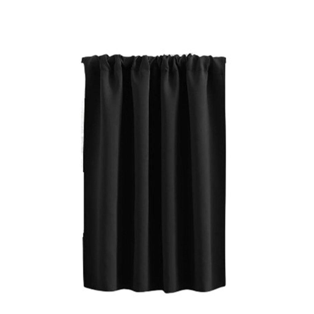 Home Window Half Curtain Bedroom Kitchen Bathroom Polyester Soft Short
