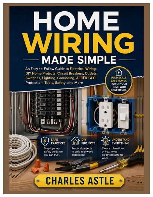 Home Wiring Made Simple: An Easy-to-Follow Guide to Electrical Wiring, DIY Home Projects, Circuit Breakers, Outlets, Swi, (Paperback)