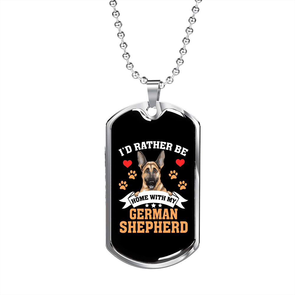 German shepherd necklace gold dog necklace, gold German shepherd gift for  pet lover
