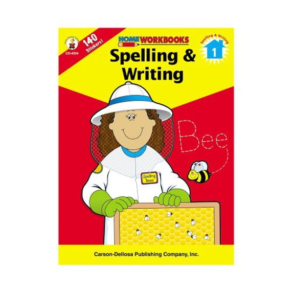 Pre-Owned Home Workbooks: Spelling & Writing, Grade 1 (Paperback)