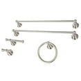 thumbnail image 1 of Home Zone 5 Piece Bath Collection Set Satin Nickel Finish, 1 of 3