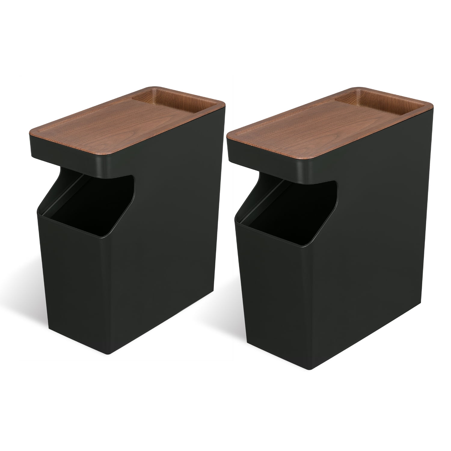 Home Zone Living 1.7 gal Slim Trash Can Combo Rectangular