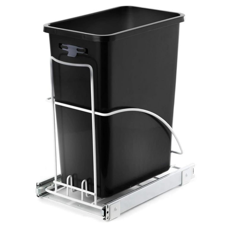 6 Gal. White Pull-Out Trash Can 6 Gal. White Pull-Out Trash Can