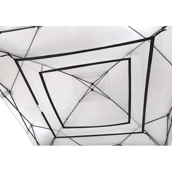 Home Zone Living Attachable Mesh Shelf for 12'x12' Canopy (White)