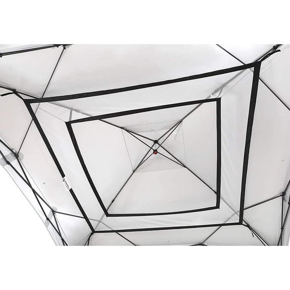 Home Zone Living Attachable Mesh Shelf for 12'x12' Canopy (White)