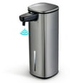 thumbnail image 1 of Home Zone Living Automatic Foaming Hand Soap Dispenser with Stainless Steel Cover, Adjustable Output and Refillable Pump for Kitchen and Bathroom Sinks C95, 1 of 3