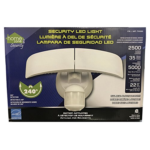 Home Zone Motion Activated LED Security Light 2500 Lumens 35 Watts