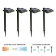 thumbnail image 1 of Home Zone Security Mesh-Linkable 4-Pack Contemporary-Style Solar LED Security Pathway Light with 110° x 16-Ft. Motion Detection, and 4-Channel Settings, ELI1576G, 1 of 9