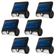 Home Zone Security Outdoor Motion Sensor Wall Light Dual Lighting Mode (6 Pack)