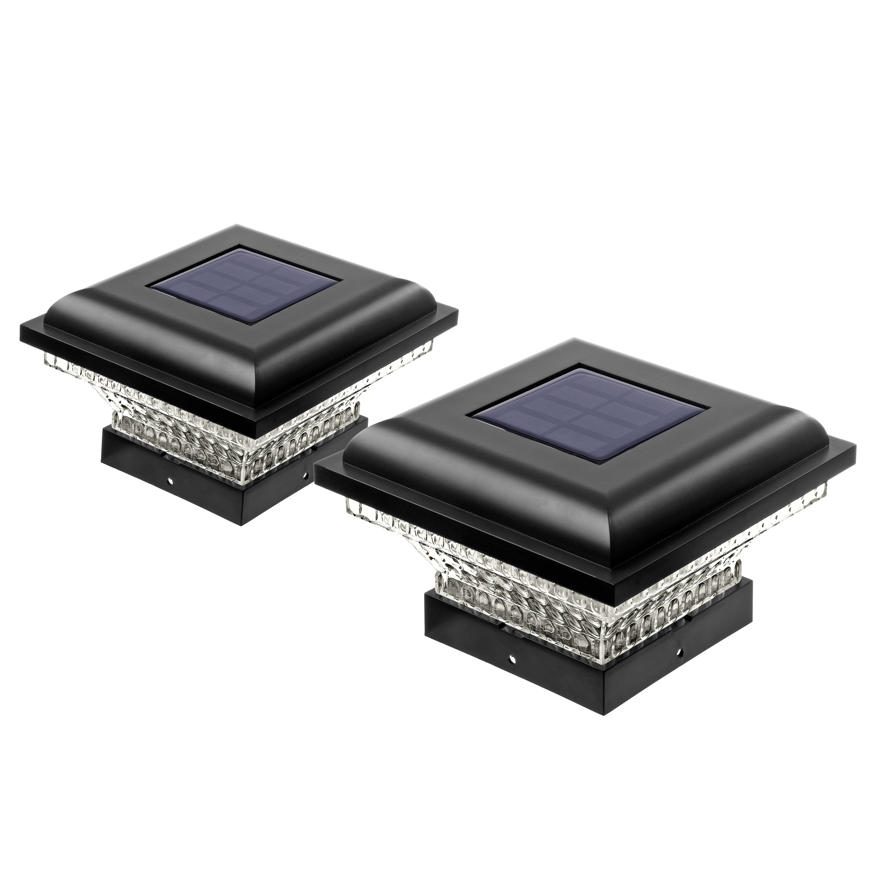 Home zone security solar post cap lights deals
