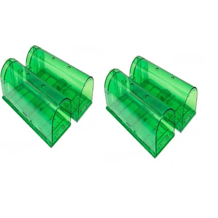 Home and Country USA Humane No Kill Mouse Trap, Live Catch and Release,Child and Pet Safe. for Small Mice(4 Pack)