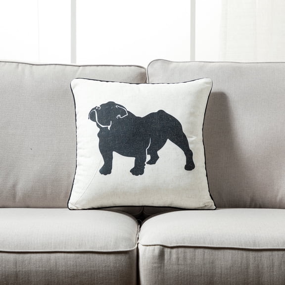Home and Dog throw pillow - set of 2