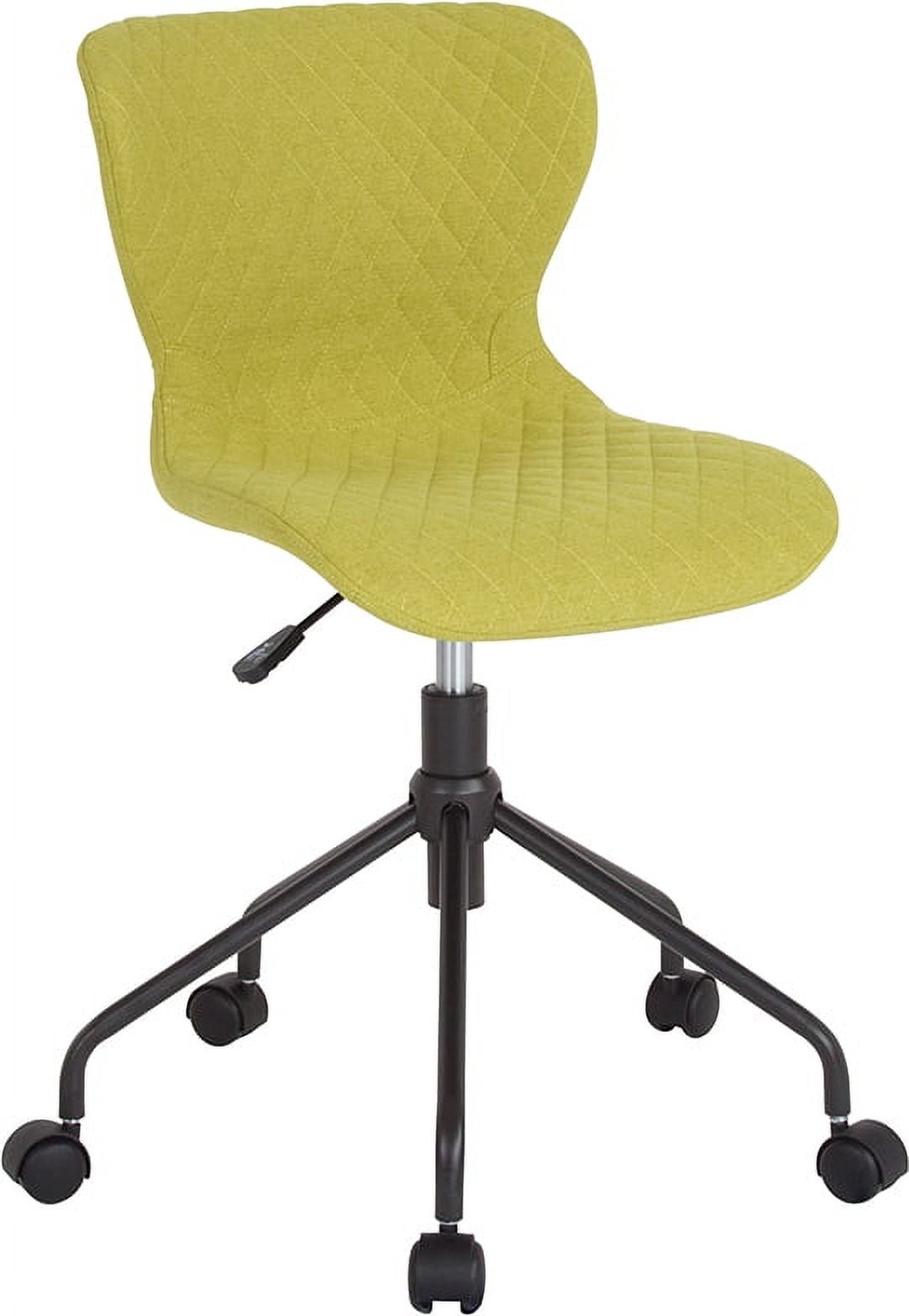 Home and Office Upholstered Task Chair in Citrus Green Fabric