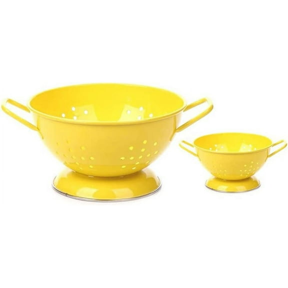 Home by Jackie Metal Food Colander, Set of 2