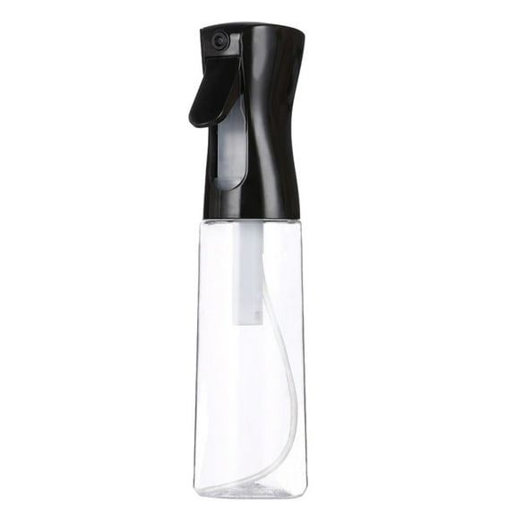 Home continuous spray bottle Plastic sprayer - for hairdressing, cleaning, salon, plant, essential oil fragrance, etcBlack transparent