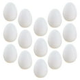 thumbnail image 1 of Home+decor Fake Chicken Egg Easter Eggs Craft Decorative Graffiti White Plastic Child 30 Pcs, 1 of 6