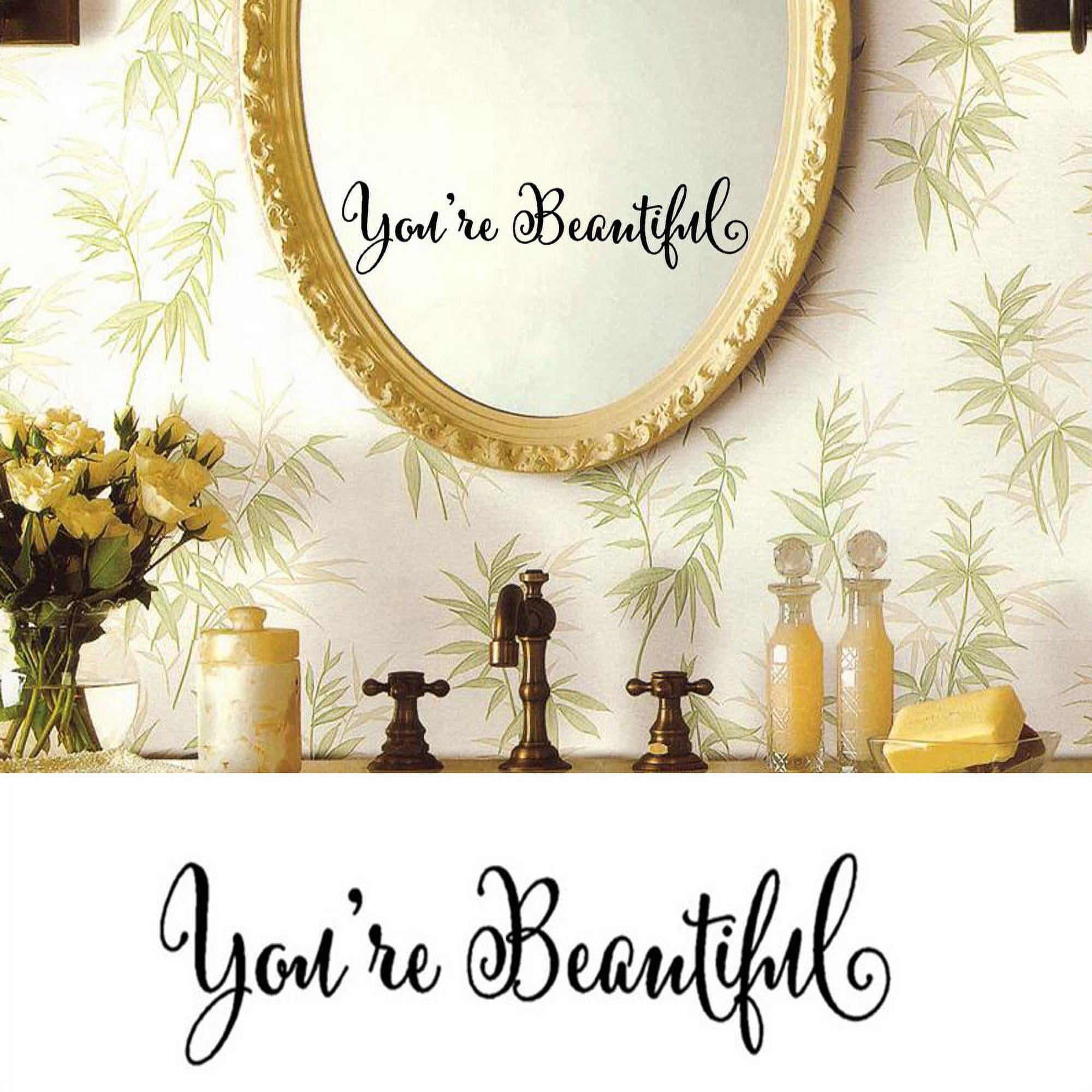 Home Decor Gnobogi You Re Beautiful Wall Art Removable Home Vinyl