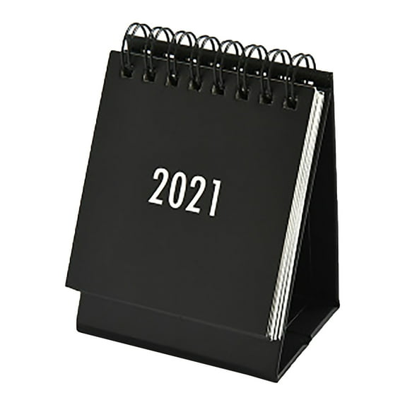 Home decor ZKCCNUK 2021 small desk calendar s imple color plan book mini calendar decoration Indoor Outdoors