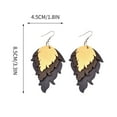thumbnail image 1 of Home decor ZKCCNUK 2023 New Fashion Wooden Earrings Tourism Beach Holiday Earrings Jewelry Indoor Outdoors, 1 of 2