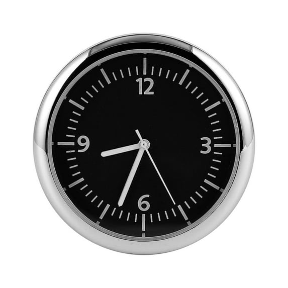 Home decor ZKCCNUK 4inch Dashboard Fluorescent Clock - Mini Car Sticked To Watch Car Truck Dashboard And Vent Mini Car Clock Up to 30% off Clearance Indoor Outdoors