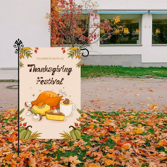 Home decor ZKCCNUK Fall Welcome Garden Flag Vertical Double Sided, Pumpkin Fall Games Flag For Patio Thanksgiving Holiday Outdoor Decorations