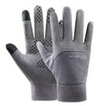 thumbnail image 1 of Home decor ZKCCNUK Men's Outdoor Sports Equipment Cycling Gloves And Winter Warm Plus Velvet Waterproof Slip Screen Driving And Fishing Gloves Up to 30% off Clearance, 1 of 2