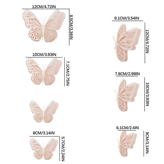 Home decor ZKCCNUK Three-Dimensional Double-Layer Color Pearl Paper Hollow Simulation Decoration Diy Wall Sticker Indoor Outdoors