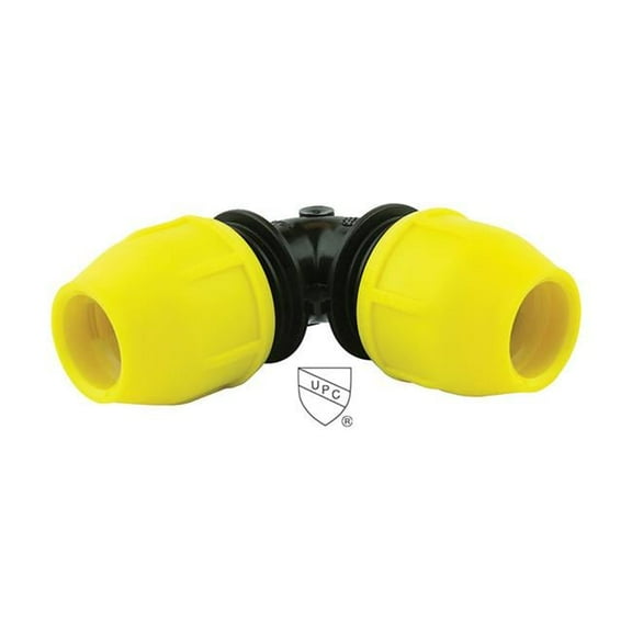 Home-flex  Underground 1 IPS x 1 in. Dia. IPS Polyethylene Elbow