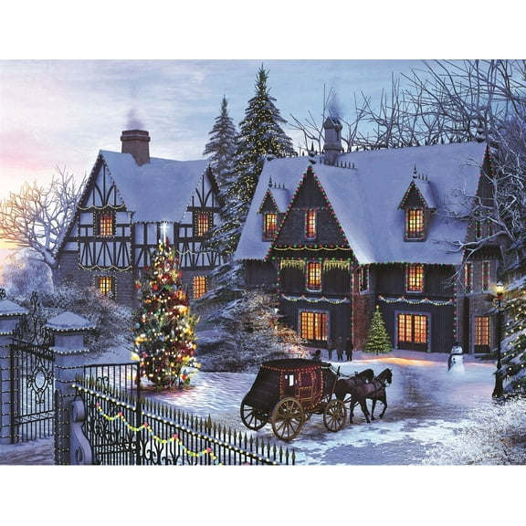 Springbok 1500 Piece Home for Christmas Jigsaw Puzzle for Adults